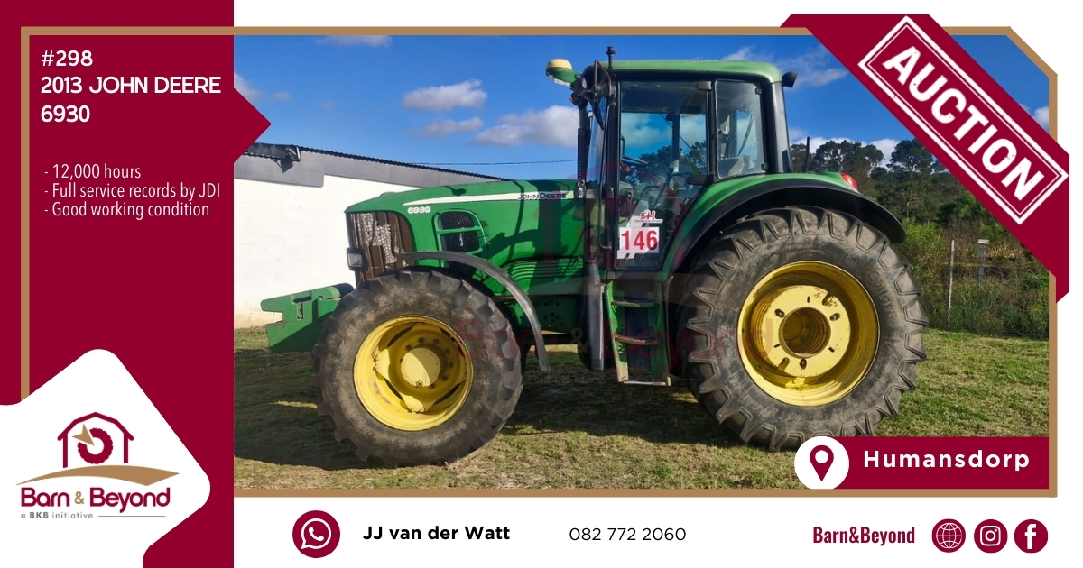 2013 John Deere 6930 4x4 (#298)