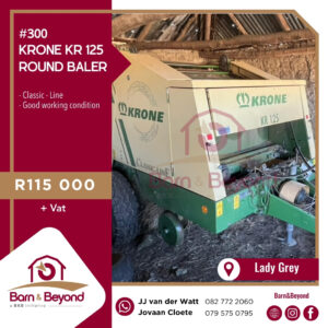 KRONE KR 125 Round Baler