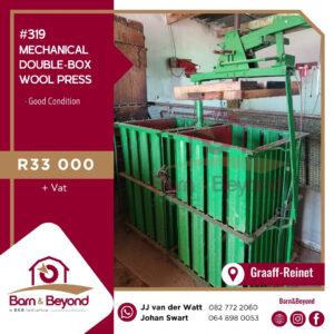 Mechanical Double-Box Wool Press