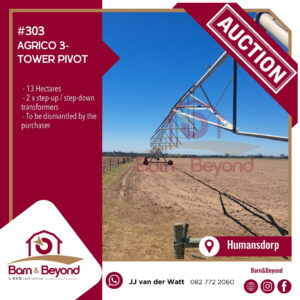 AGRICO 3-Tower 13HA Irrigation Pivot (#303)