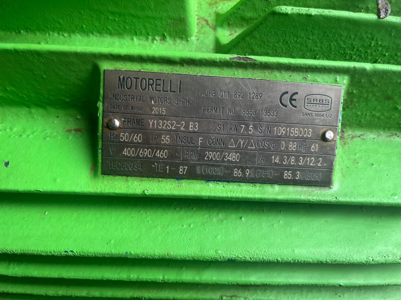 Agrico - 7,5KW Motor + KSB Pump (#307) - Image 5