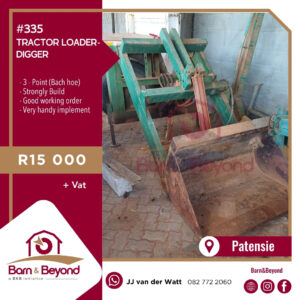 Tractor Loader - Digger
