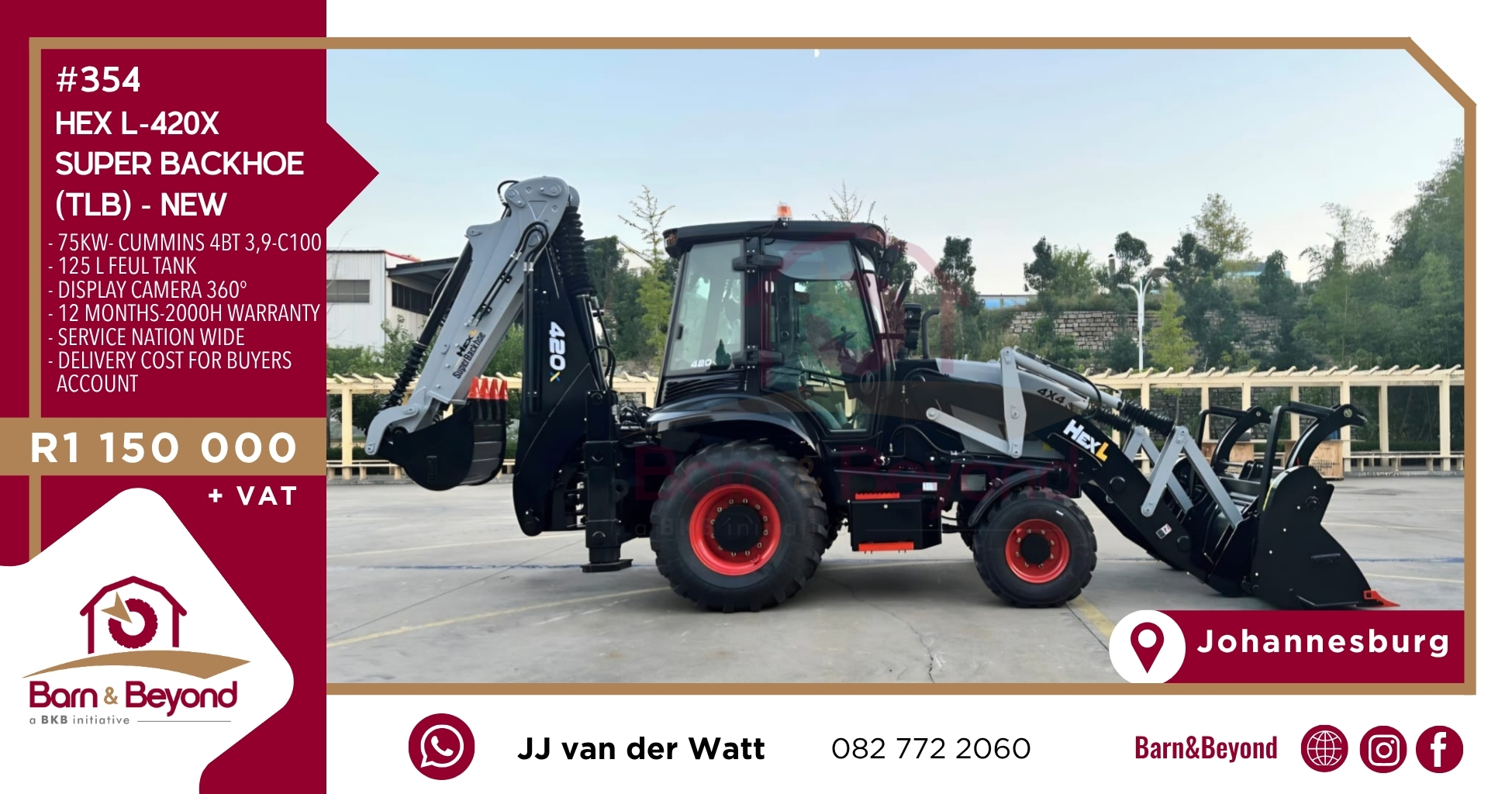 HEX L-420x SUPER BACKHOE (TLB) - NEW