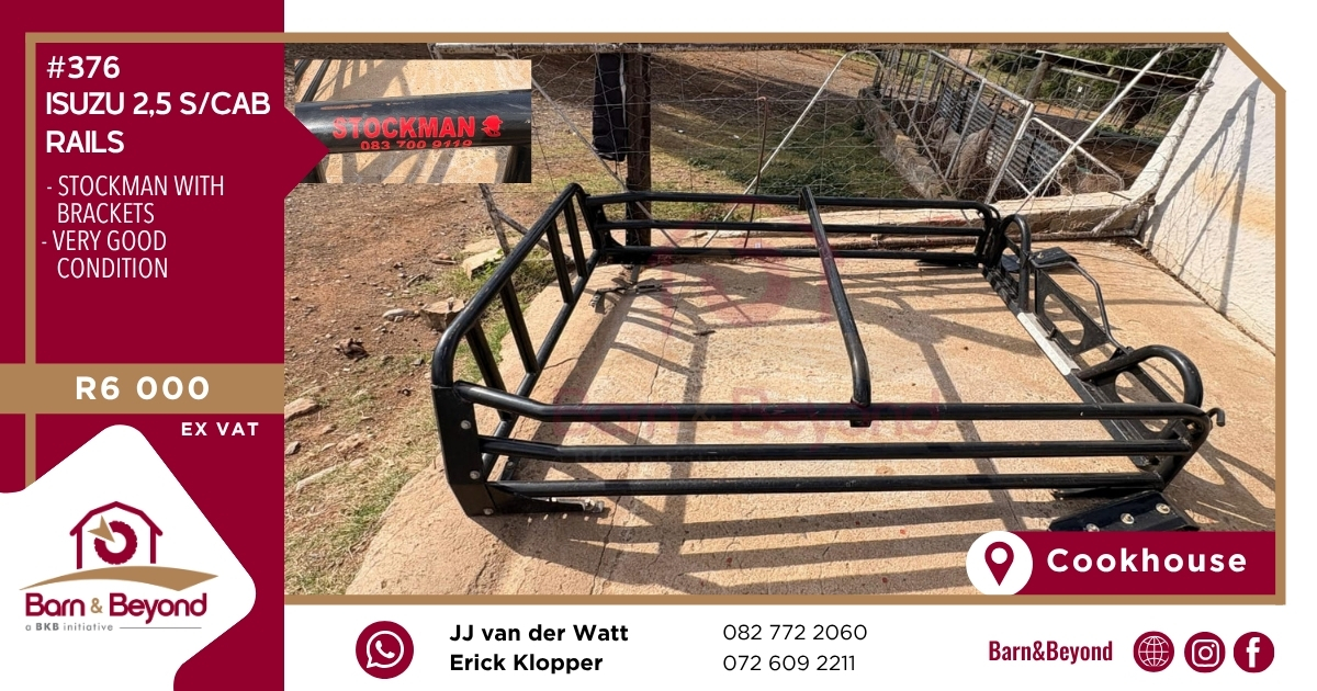 Isuzu 2.5 Single Cab Stockman Rails