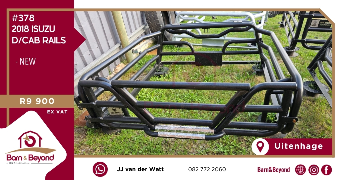 2018 Isuzu Double Cab Rails