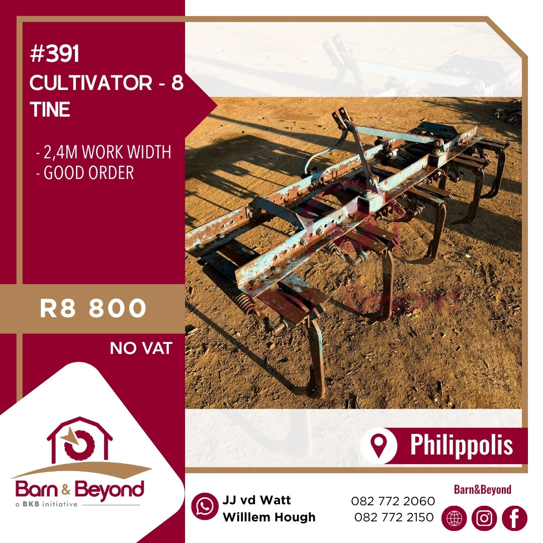 8-Tine Cultivator