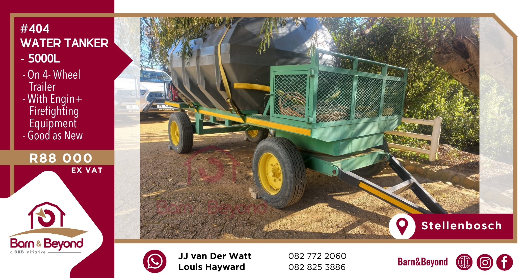 5000L Water Tanker