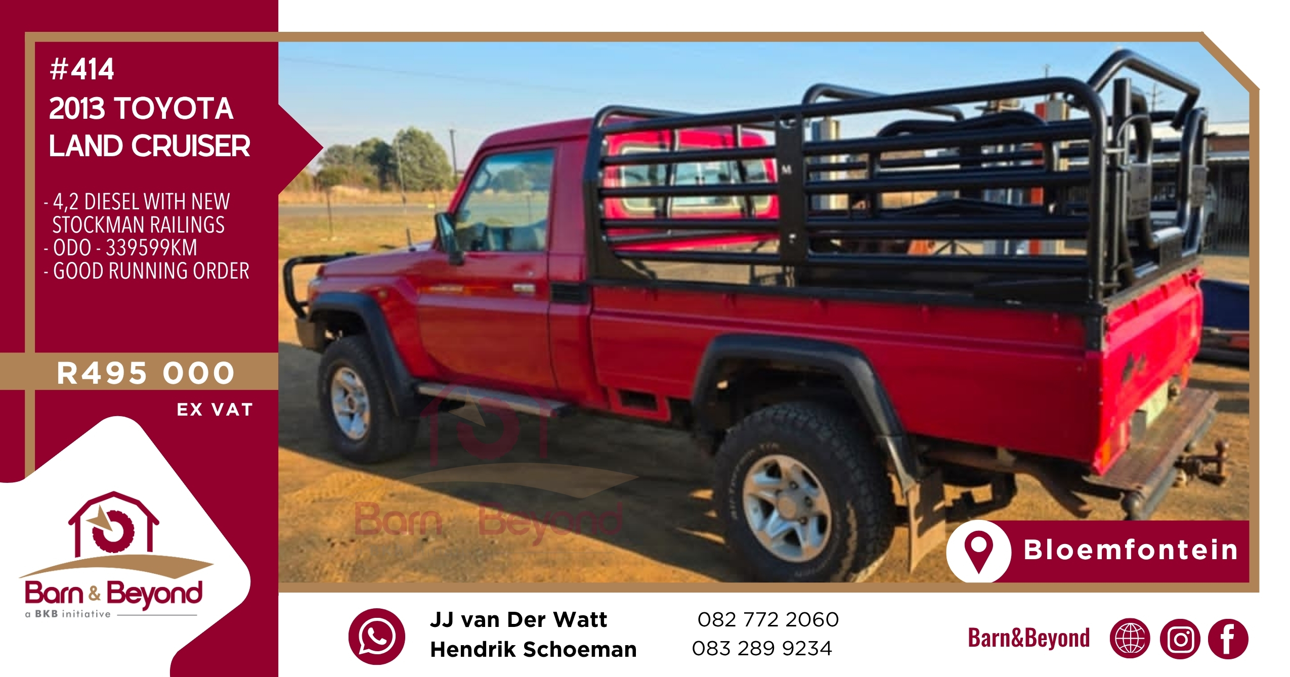 2013 Toyota Land Cruiser 4.2 Diesel