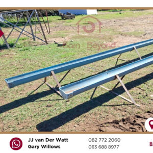 Blue PVC Feeding Troughs