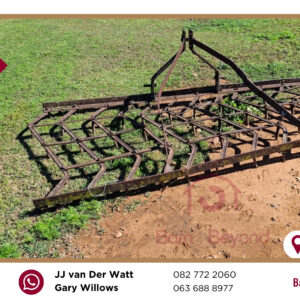 3-Section Harrow with 3-Point Linkage