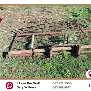 2-Section Harrow with 3-Point Linkage