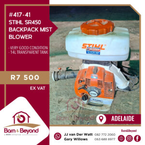 Stihl SR 450 Backpack Mist Blower