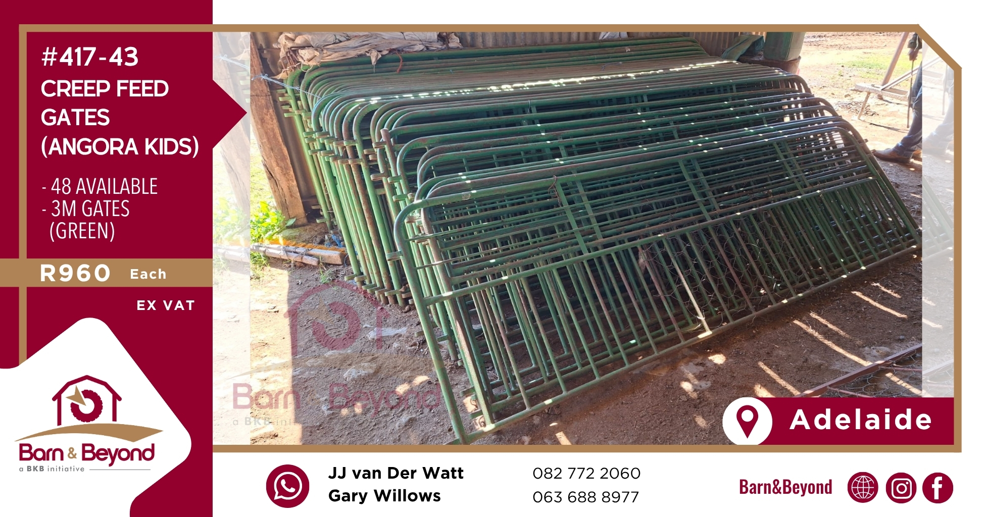 Creep Feed Gates for Angora Kids