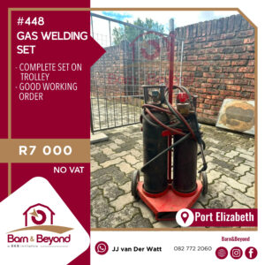 Gas Welding Set on Trolley