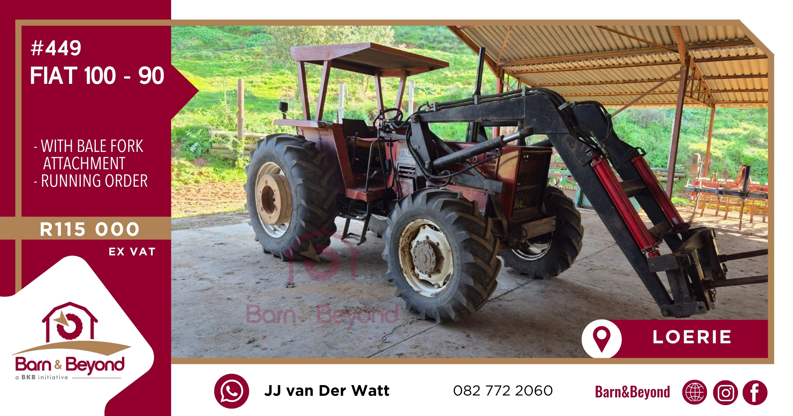 Fiat 100-90 Tractor