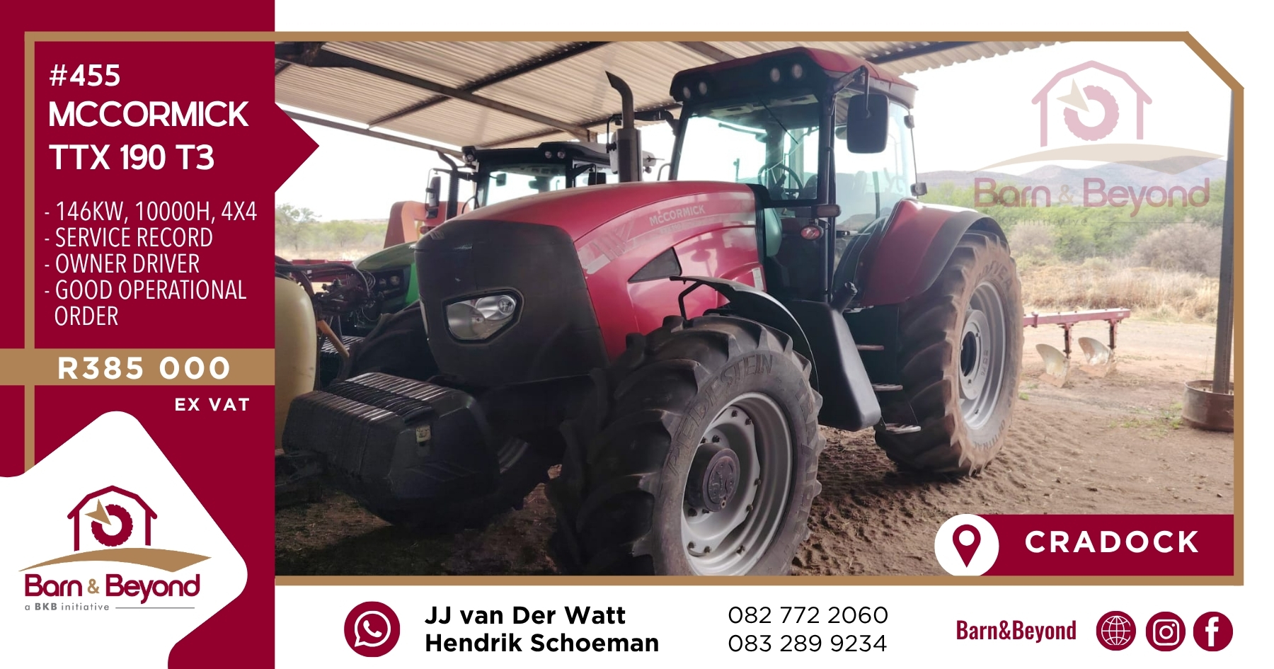 McCormick TTX 190 T3