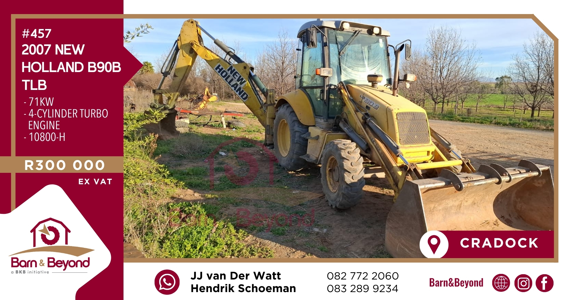 2007 New Holland B90B TLB