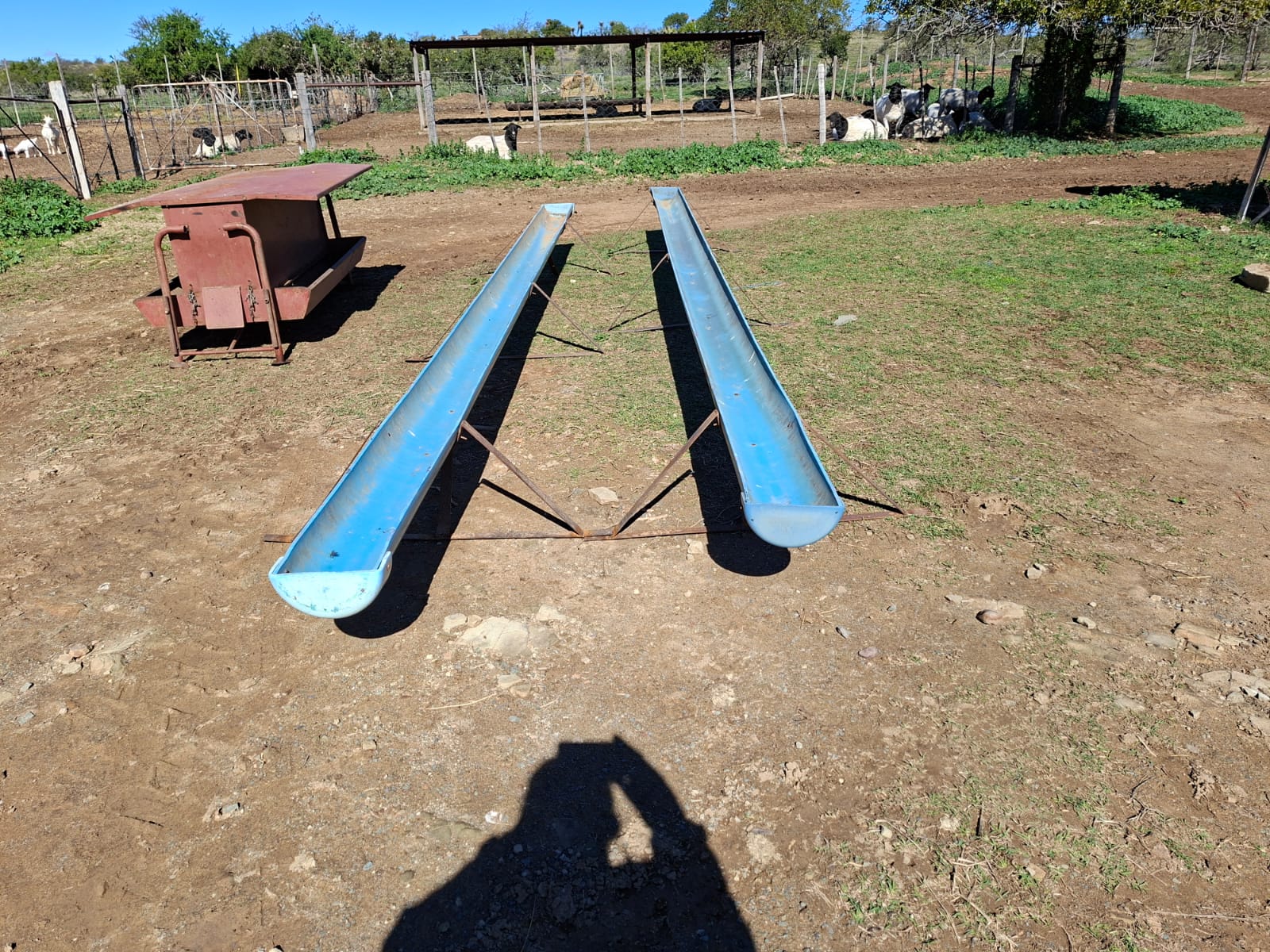 Blue PVC Feeding Troughs - Image 3